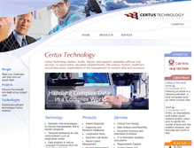 Tablet Screenshot of certus-tech.com